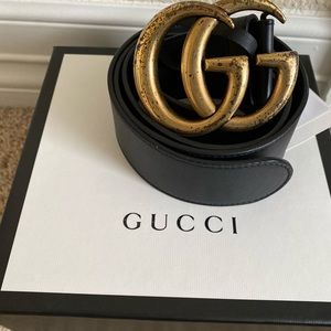 Authentic Wide Gucci GG Belt